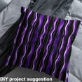 thumbnail image 2 of jejeloiu Modern Geometric Lines Fabric by the Yard 10 Yards,Modern Minimalist Geometric Room Decor Fabric by the Yard,Purple Black Stripes Sewing Fabric For Teens,Ultra Soft Home Decor, 2 of 6