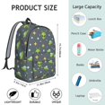 thumbnail image 5 of Alien UFO Medium Gray Pattern Backpack for School, Cute School Bag with Adjustable Shoulder Straps and Padded Back, 15.7"x11.8"x5.5", 5 of 5