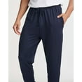 thumbnail image 4 of Real Essentials 3 Pack: Men's Soft Lounge Sleep Joggers - Pajama Pants Drawstring & Pockets (Available in Big & Tall), 4 of 7