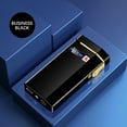 thumbnail image 2 of openpig Electronic Lighter, Jet Flame Torch Lighters, 2 in 1 Arc Electric USB Rechargeable Windproof Infinity Lighter, Refillable Butane for Cigar, Fireworks, Candle, Camping (A), 2 of 4