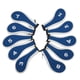 thumbnail image 1 of 10 piezas de fundas para cabezas de palos de golf, protección para cabezas de palos de golf, etiquetas con números y cuñas Azul y blanco, 1 of 9
