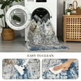 thumbnail image 4 of Hasoo Washable 5' x 7' Abstract Area Rug for Living Room Soft Indoor Modern Carpet, Navy, 4 of 5