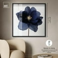 thumbnail image 5 of Night Dal I Shadowbox Print Blue Floral Art by Art Remedy, Black Frame, 40 x 40, 5 of 7