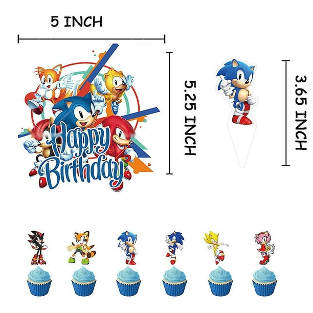 Sonic Décoration de Fête, Sonic The Hedgehog Ballon, Ballon Sonic  Anniversaire, Sonic Party Décorations Anniversaire Kit, Hedgehog Décoration  Fête d'anniversaire Décoration Latex Ballon : : Cuisine et Maison