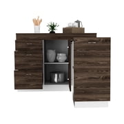 Multicolor cabinet - One small drawer included - Kitchen decor - Adequate storage space