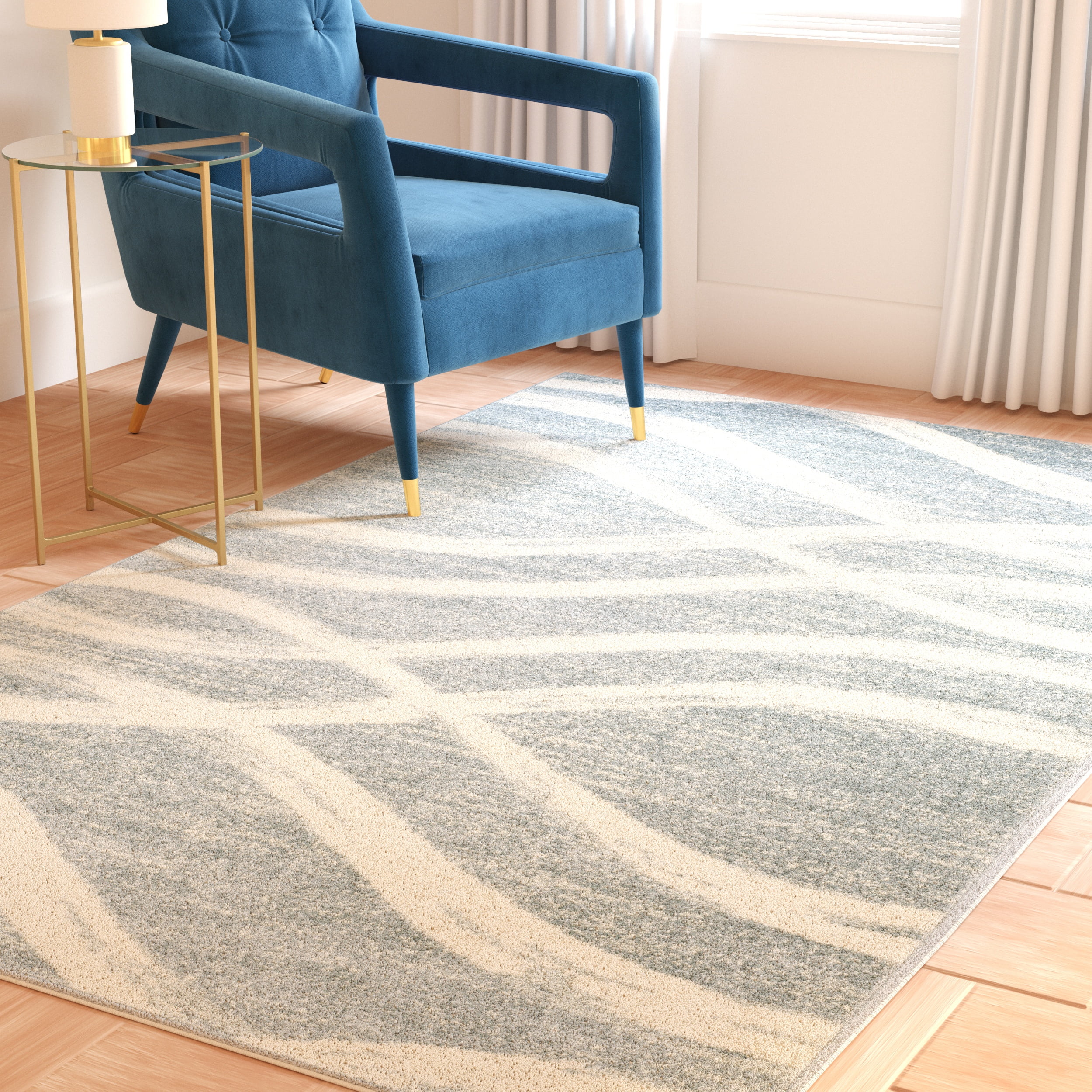 Safavieh Adirondack Isidor Geometric Swirls Area Rug, Cream/Slate, 9' x 12'