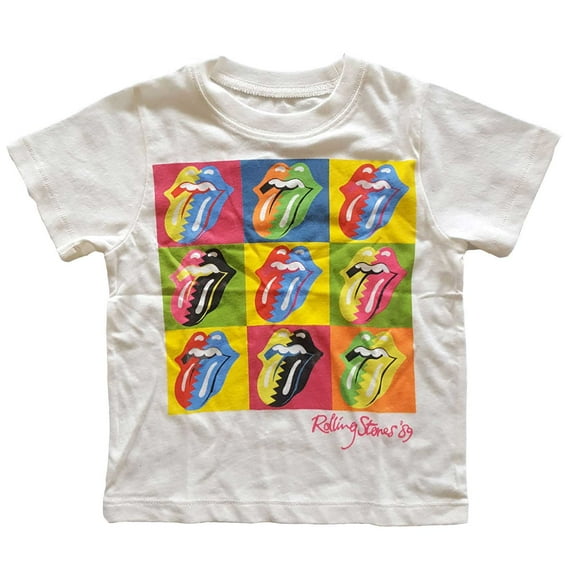 The Rolling Stones Kids Toddler T-Shirt: Two-Tone Tongues (12 Months)