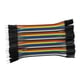 thumbnail image 3 of Cables puente Dupont para placa PCB de 40 pines (macho-hembra, hembra-hembra, macho-macho) compatibles con PIC 40 piezas M a F 10cm, 3 of 9