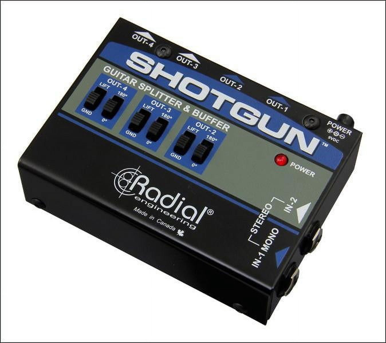 Radial Engineering Shotgun 4-Channel Amp Driver