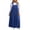 Blue, variant on Juesizh Overall Dress for Women Plus Size Sleeveless Maxi Dress Trendy Loose Solid Color Pinafore Dress, S-5XL