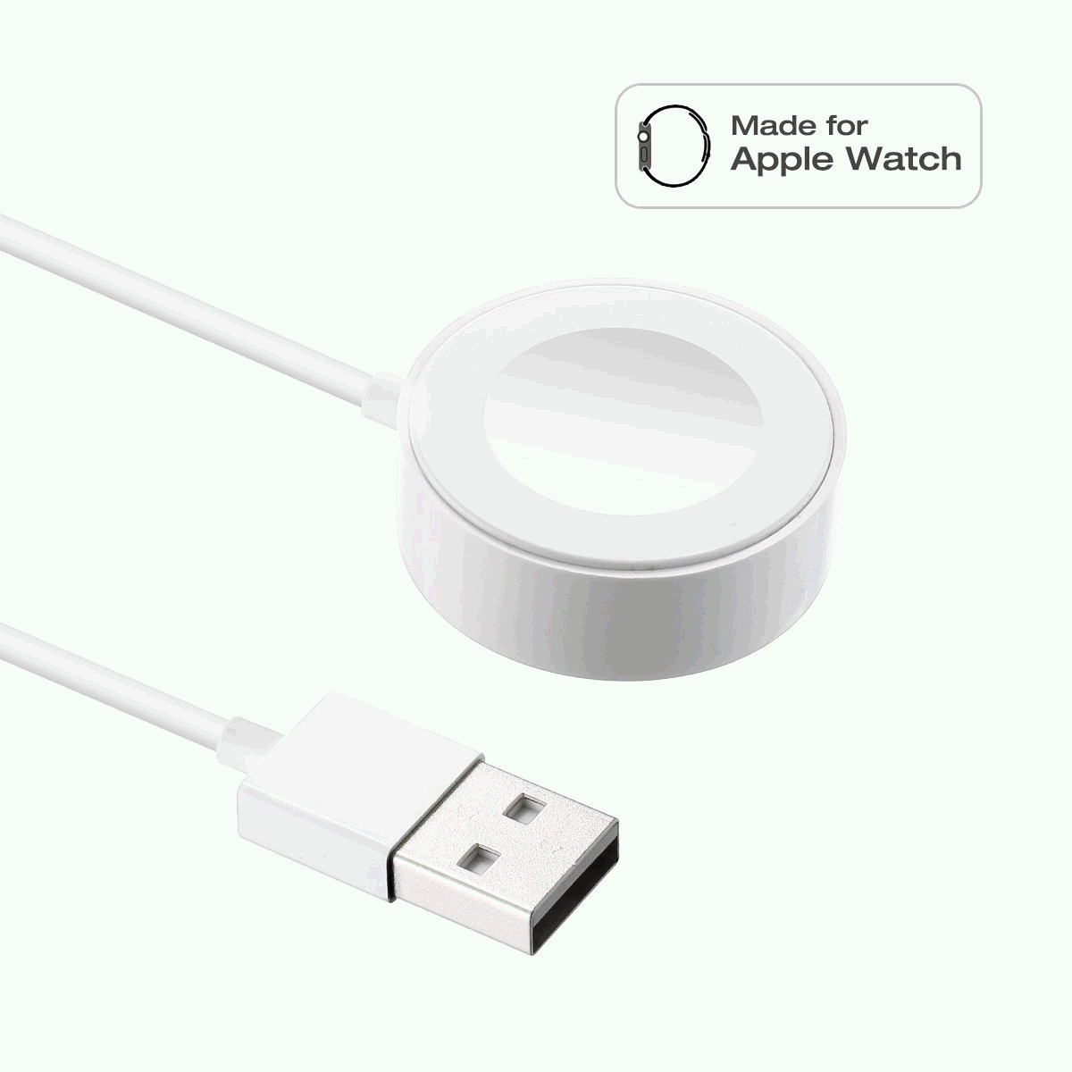 Watch Charger for Apple Watch Charger, 0.3m/1FT Short iWatch USB Wireless  Magnetic Portable Charging Cable Cord Compatible with Apple Watch Series