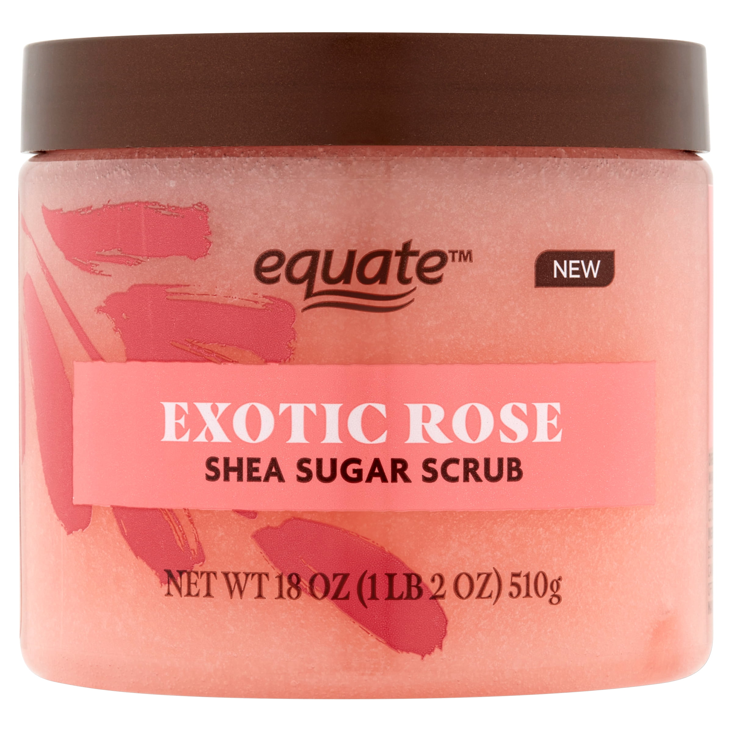 Equate Shea Sugar Scrub Exotic Rose, 18 oz