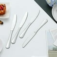 thumbnail image 6 of Dinner Knives Set of 36, 9” Butter Knives with Pretty Line Handle, Food Grade Stainless Steel Table Knife, Dishwasher Safe & Mirror Polished, 6 of 7