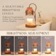 thumbnail image 4 of Lámpara para calentar velas SnowBB con temporizador de flores y atenuador ajustable, 4 of 7