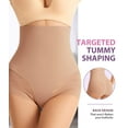 thumbnail image 3 of Vaslanda Invisible High Waisted Tummy Control Stripe Lace Underwear - Shapewear Panties for Women, 3 of 6