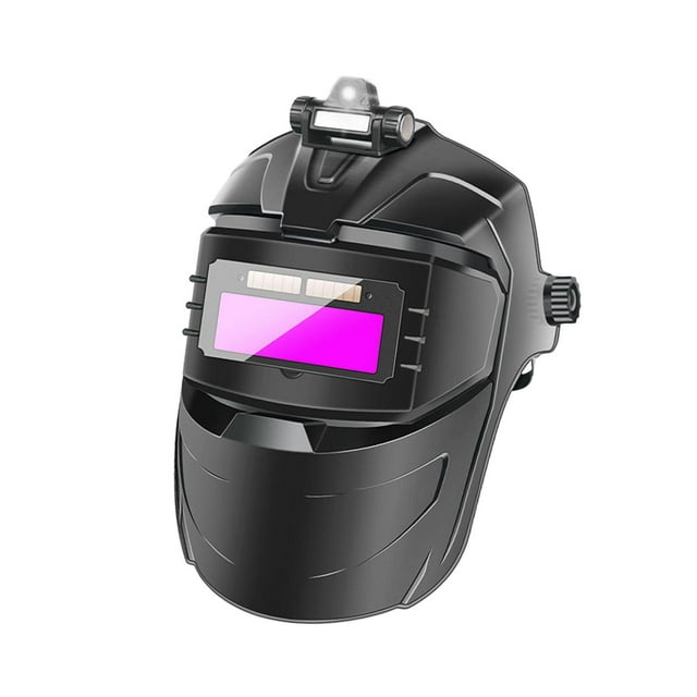 Máscara de Soldadura, cubierta facial de soldadura, automática, luz Variable, cara ajustable para máquinas de soldar rectificadas, duradera, múltiple con faro