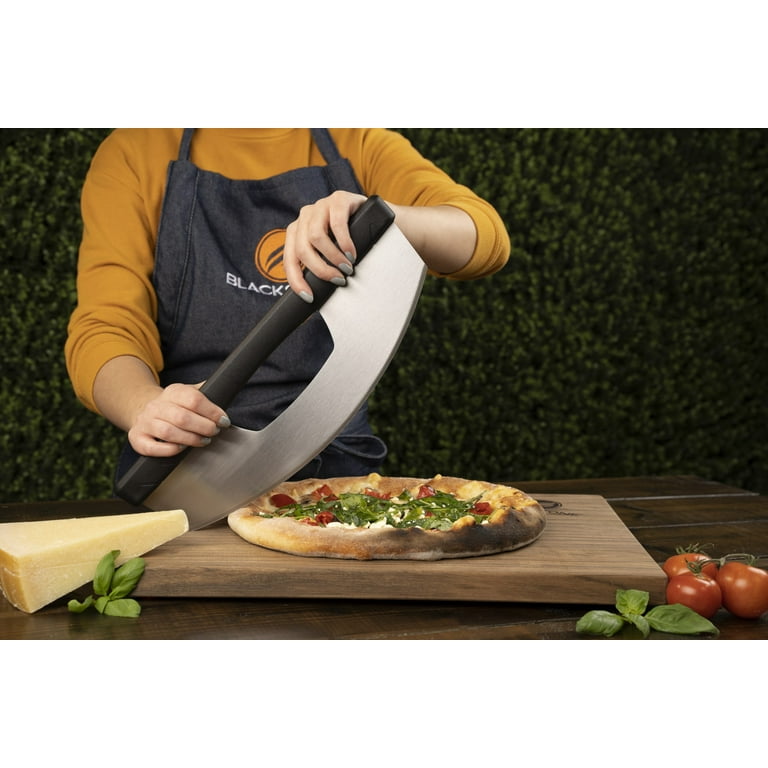 Legend Cast Iron Pizza Pan, 14” Steel Pizza Cooker with Easy Grip Handles, Deep Stone for Oven or Griddle for Gas, Induction, Sauteing, Grilling