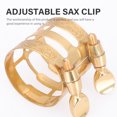 thumbnail image 4 of Miangastore Professional Alto Saxophone Mouthpiece Clamp Practical Metal Sax Reed Clip, 4 of 8