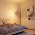 thumbnail image 3 of Modern Led Floor Lamp - 30w Super Bright Standing  350° Rotating Head Reading With Remote Control 3000k-6500k Stepless Dimmable Tall Corner For Living Room Bedroom Office, 3 of 9