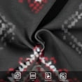 thumbnail image 5 of Black Background with Red Square Pure Cotton Bodysuit Short Sleeve Pajamas One-Piece Romper Unisex 3 Months, 5 of 6