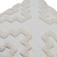 thumbnail image 5 of Bloomingville Cotton Tufted Pillow with Pattern and Chambray Back, 5 of 7