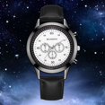 thumbnail image 2 of Elegante reloj de pulsera analógico de cuarzo con esfera redonda y escala dual para dos personas Reloj ultrafino para parejas n.° 7, 2 of 3