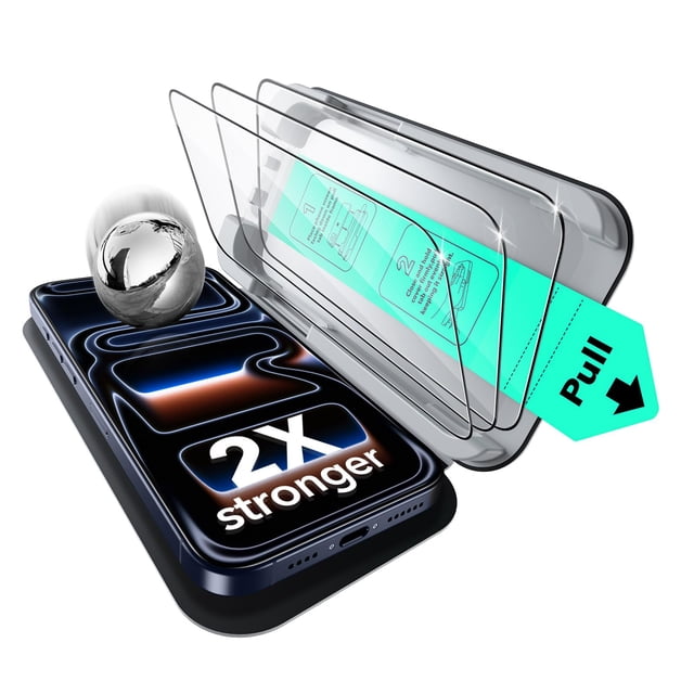 Protector de Pantalla ESR para iPhone 17 Pro Max Paquete de 3