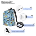 thumbnail image 3 of Fotbe Pirate Marine Animals Mochila de Lona con Estampado, Mochila Duradera, Mochila Versátil de Alta Calidad, Mochila Compacta Vintage-Small, 3 of 5