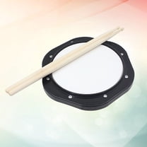 FOLOYORI 1 Set Dumb Drum Practice Pad Suitable for Drummers White 26.8 x 26.8 x 3.1 in
