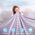 thumbnail image 6 of Catalonia Cooling Blanket for Hot Sleepers, Summer Bed Blanket for Warm Night Sweat, Cool Sofa Throw Blanket for Hot Flashes, Soft Thin Lightweight Blanket for Adults Kids, 6 of 7