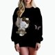 thumbnail image 1 of Sudadera con capucha de HELLO KITTY para mujer, ropa de calle con estampado de manga larga, estilo Harajuku, para otoño e invierno, 1 of 1