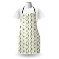 thumbnail image 3 of Dinosaur Party Apron, Happy Cartoon Dino Reptile Rrrr Text on Plain Pattern, Unisex Kitchen Bib with Adjustable Neck for Cooking Gardening, Adult Size, Multicolor, by Ambesonne, 3 of 4