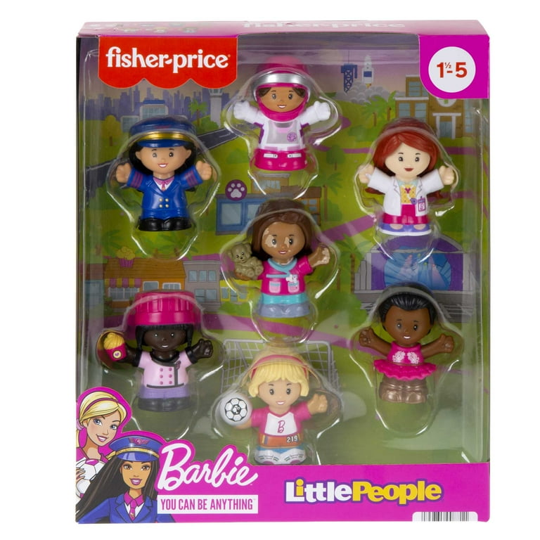 Fisher-Price Little People Barbie You Can Be Anything 7-Piece