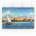 thumbnail image 2 of Bradenton, Florida, Sailboat on Manatee River (36x54 Giclee Gallery Art Print, Vivid Textured Wall Decor), 2 of 3