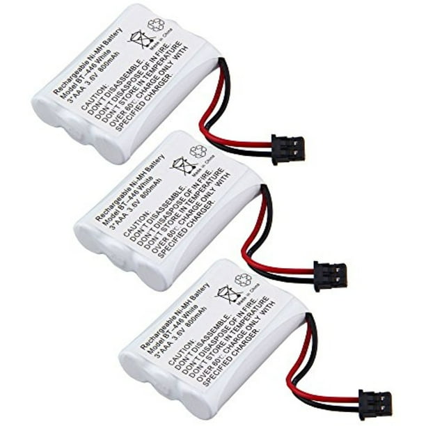 3 Pack Uniden Cordless Phone Compatible NiMh Battery 800mAh Replacement