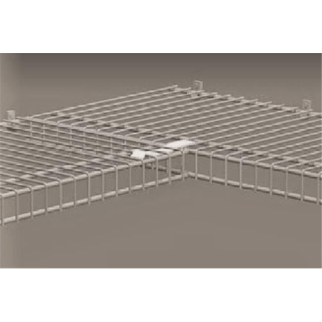 Closetmaid 12000 Corner Support Bracket Wire Closet Shelving Rubbermaid Pack of 100 Walmart