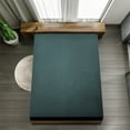 yulier Clearance Queen Size Fitted Sheet, Solid Color Soft Microfiber