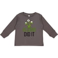 thumbnail image 3 of Inktastic Aliens DId It Boys or Girls Long Sleeve Toddler T-Shirt, 3 of 5