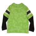 thumbnail image 6 of Minecraft Characters Boys Long Sleeve Active Mesh T-Shirt, 2-Pack Bundle Set for Kids and Toddlers (Size 4-16), 6 of 7