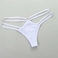 thumbnail image 4 of HOMBOM Womens Panties Hollow-Out Underwear Low Rise Triangle Thong with Delicate Straps Breathable & Comfortable, 4 of 5