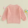 thumbnail image 4 of Gupgi Baby Knit Cardigan Infant Boy Girl Sweaters Crewneck Long Sleeve Open Front Sweaters Winter Coat, 4 of 7