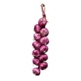 thumbnail image 2 of Artificial String of Purple Garlic Fake Vegetable Kitchen Wall Hanging Decor, 2 of 7