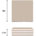thumbnail image 3 of FMSHPON Geometry Pattern Set of 4 Coaster for Drinks, Absorbent Ceramic Stone Coasters Cup Mat with Cork Base for Home Kitchen Room Coffee Table Bar Decor, 3 of 4