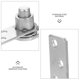 thumbnail image 3 of FOMIYES 1Jgo Bisagra Pivotante Metálica Para Puertas Con Automático Y Apertura En Ambas Direcciones Plata, 3 of 8