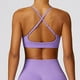 thumbnail image 2 of Sujetador deportivo con tirantes cruzados para mujer, Top deportivo sin costuras con realce, Top corto de gimnasia para Yoga, sujetador deportivo para Fitness, sujetadores transpirables, 2 of 5