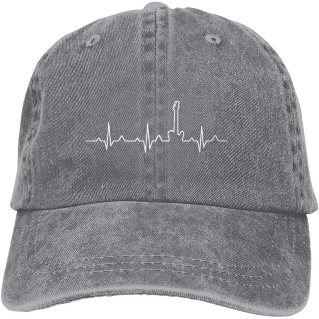 Baseball Cap Bass Guitar Heartbeat 1 Men Snapback Casquettes Adjustable Baseball Cap