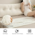 thumbnail image 3 of ANMINY Wedge Headboard Reading Pillow 39" x 15.7" x 4.7" Triangular Bolster Backrest Support Cushion for Bed, Sofa, Daybed, White, 3 of 6