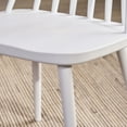 thumbnail image 5 of GDF Studio Boyd Farmhouse Spindle Back Dining Chairs, Set of 2, White, 5 of 8