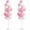 Pink White, variant on Balloon Column Stand Kit Set of 2 White Backdrop Decoration for Wedding Shower Birthday Party