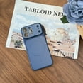 thumbnail image 4 of Allytechgroup for iPhone 14 Case, Matte Anti-Glare PC+TPU Shock-Absorbent Anti-Scratch Support Wireless Charging Non-Slip with Camera Lens Protector for iPhone 14, Darkblue, 4 of 6